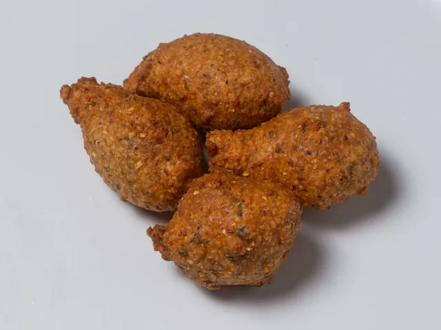 Four golden falafel
