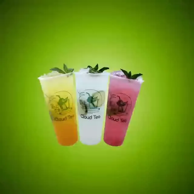 Fresh fruit mojitos and drinks at Cloud Tea