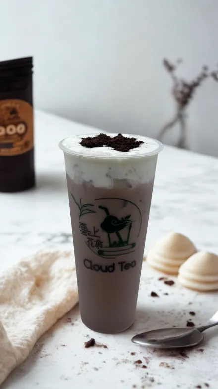Oreo Foam Tea