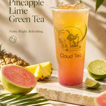Guava Pineapple Lime Green Tea