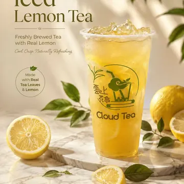 Refreshing Iced Lemon Tea