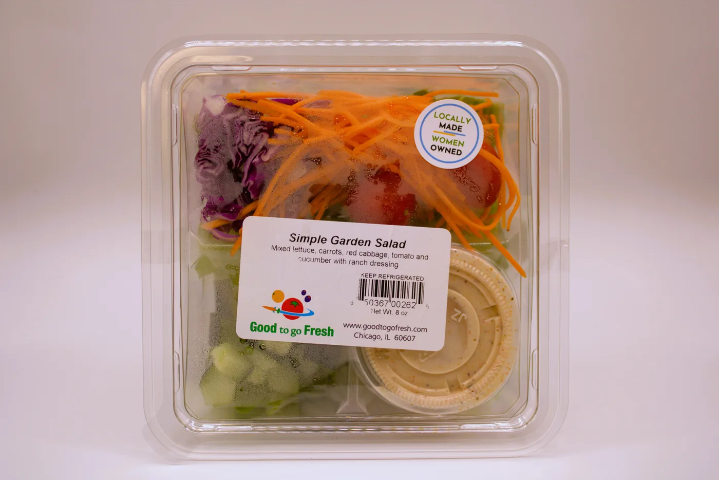Simple Garden Salad (Vegetarian)