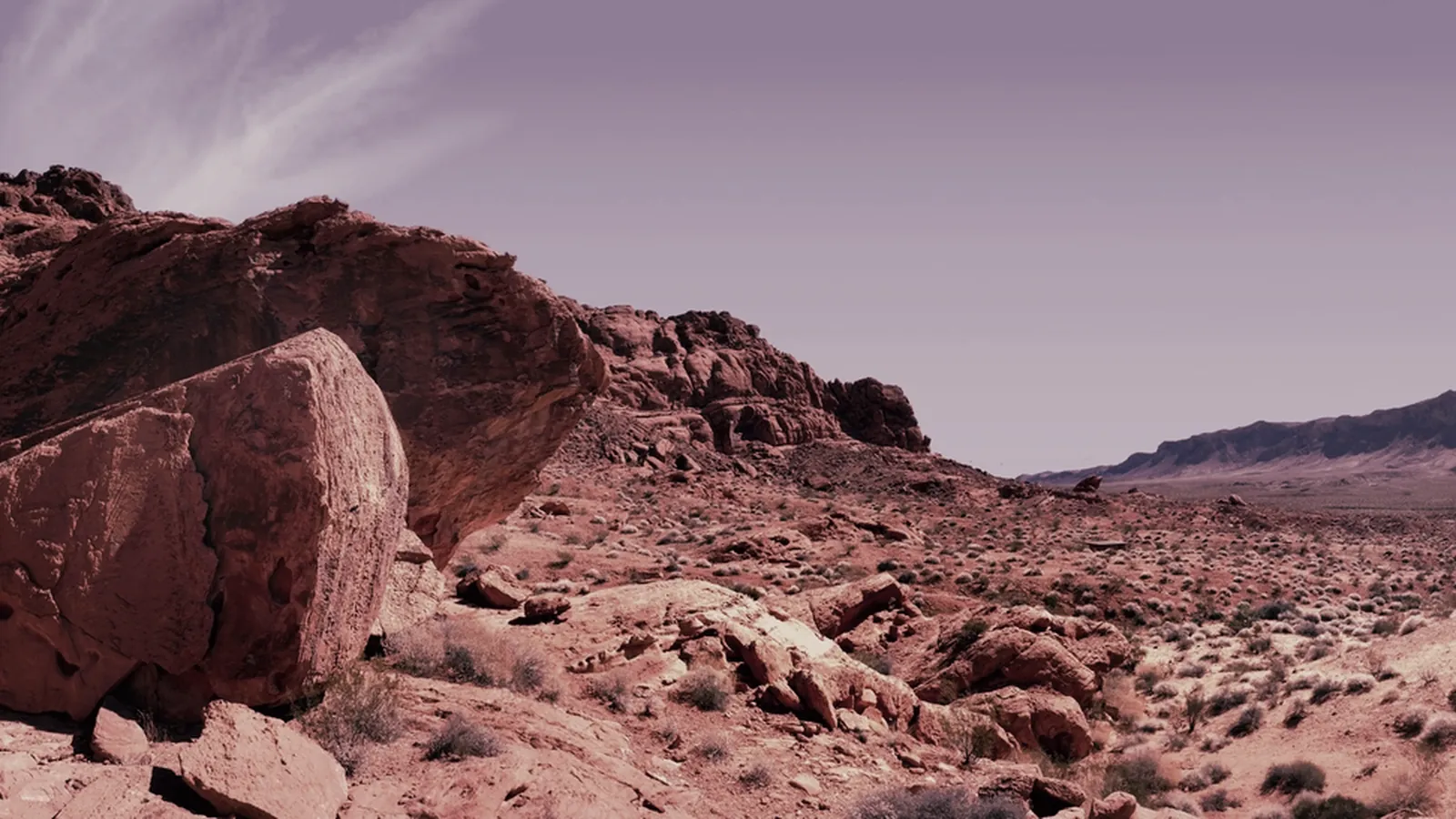 Red rock country outside Las Vegas