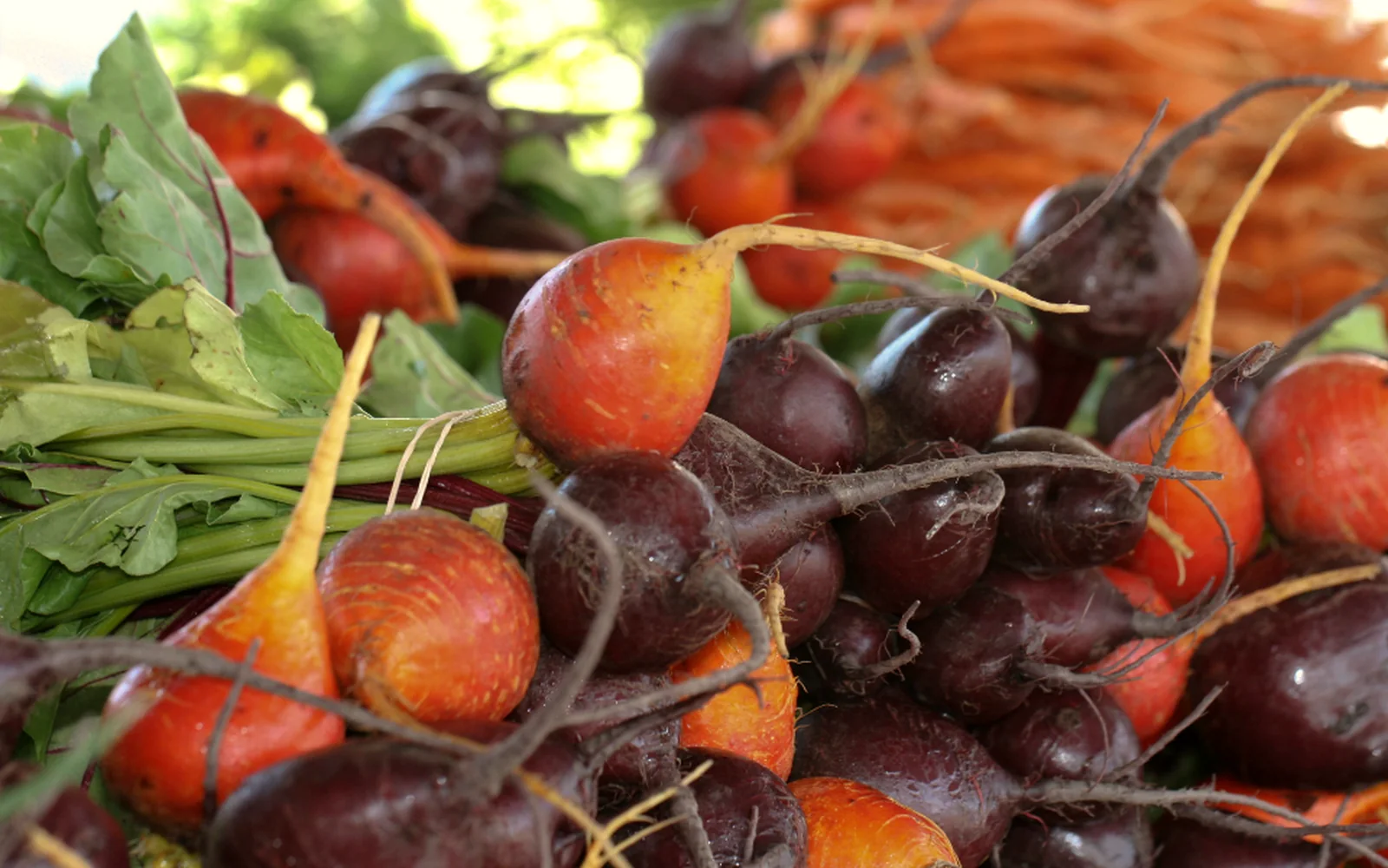 Fresh vegetables from a Las Vegas market