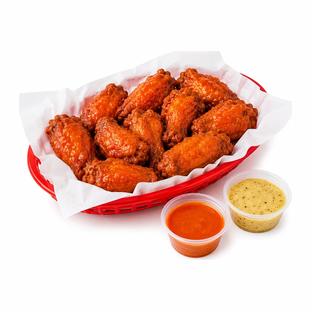 10 Pieces Wings at Fire King Pizza