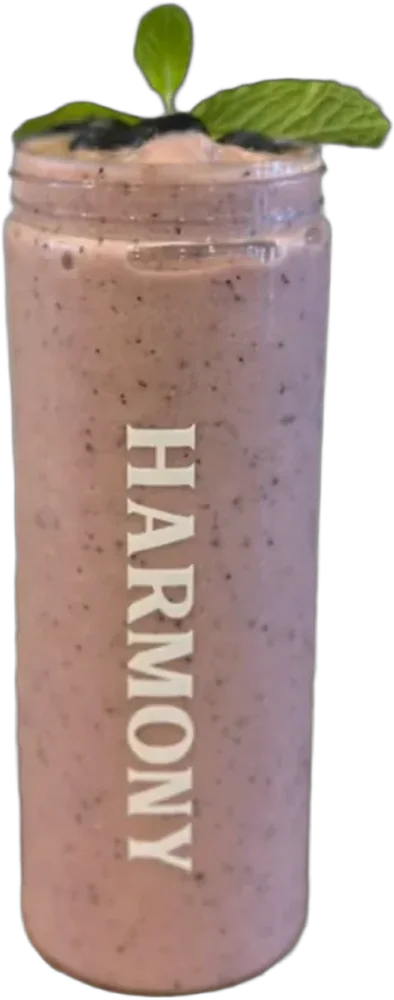 Blueberry banana milkshake
