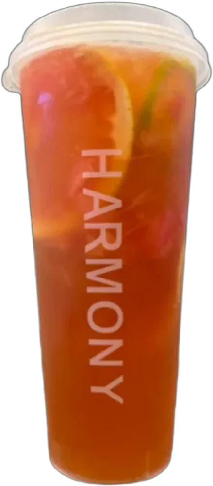 Grapefruit and lime fresh fruit tea