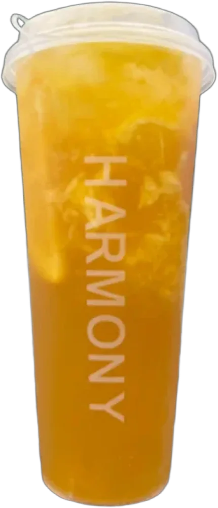 Orange and pineapple fresh fruit tea