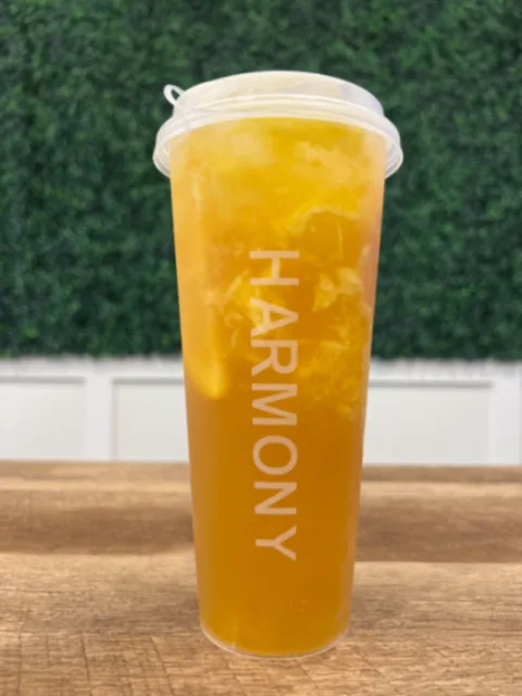 Orange and pineapple fresh fruit tea