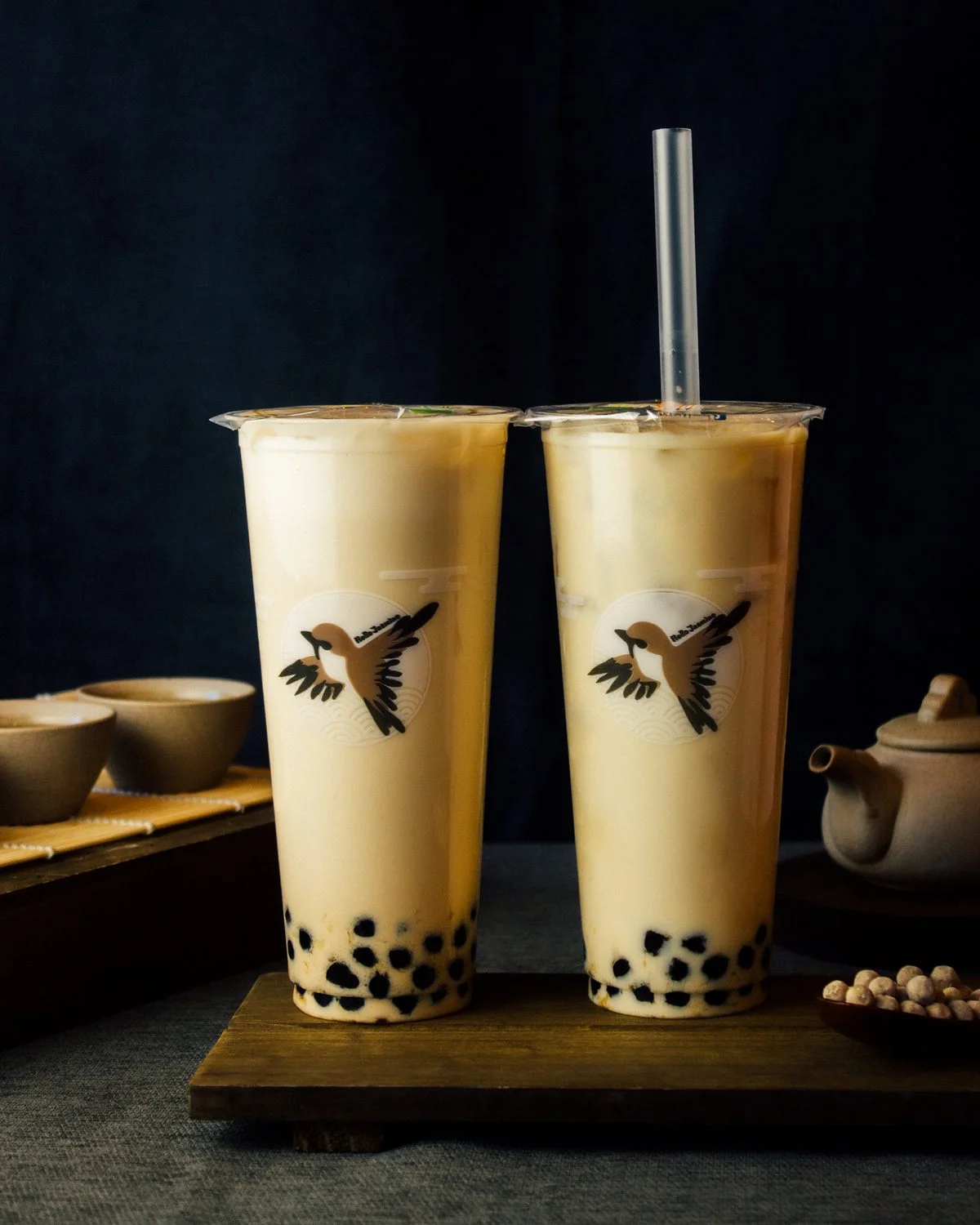 A Hello Jasmine boba milk tea
