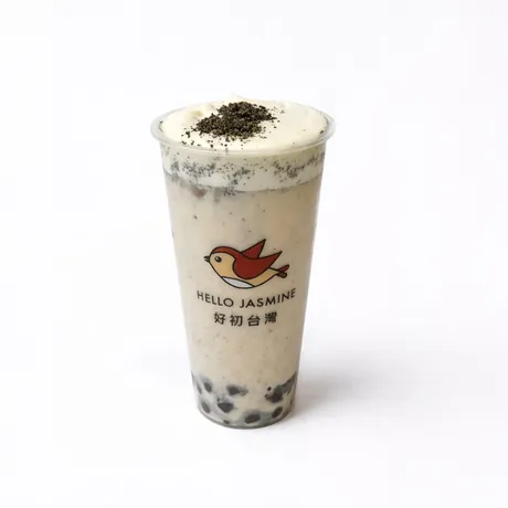 Black Sesame Boba Milk Tea