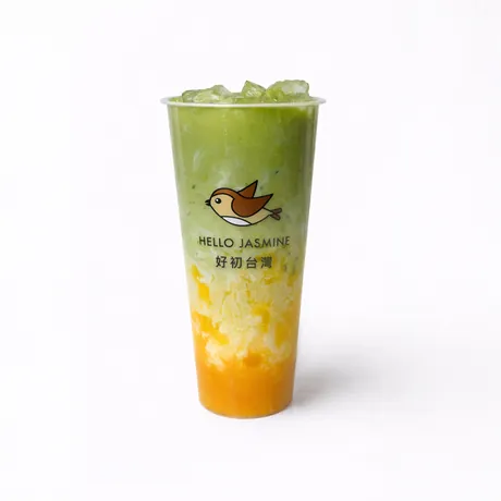 Matcha Mango Milk Tea