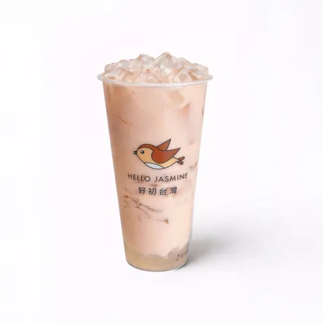 Pinky Guava Milk Tea with Aiyu