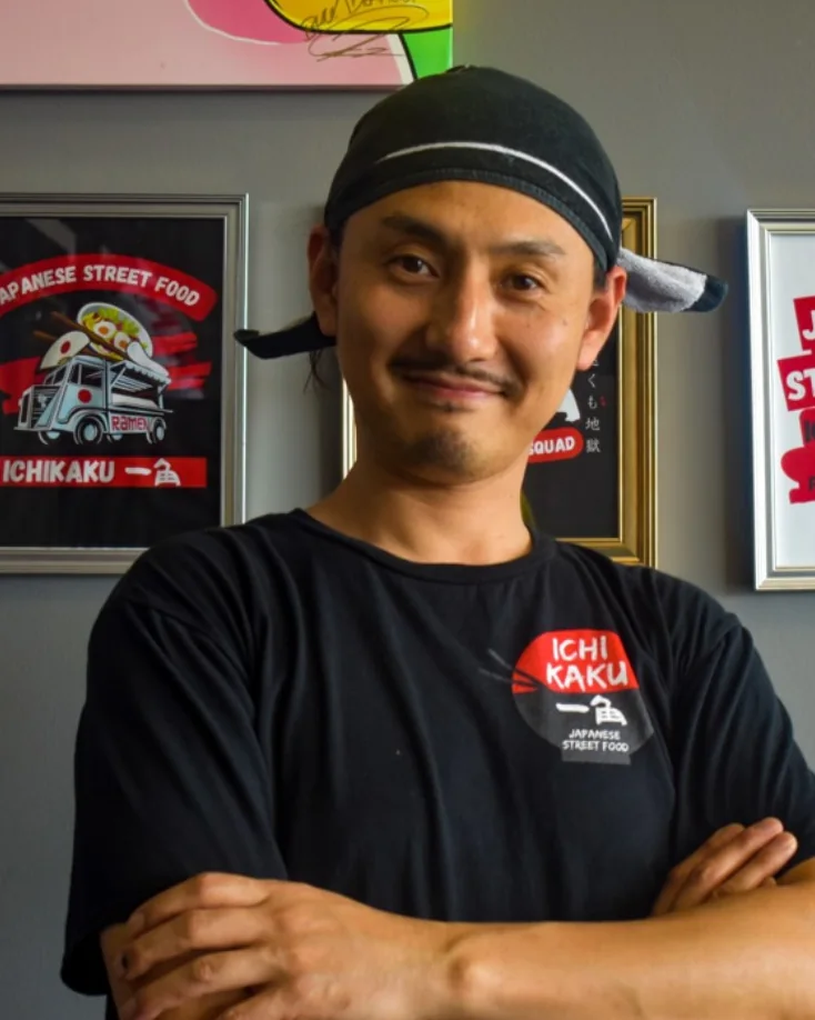 Chef Yohei Kamiya at Ichi-Kaku