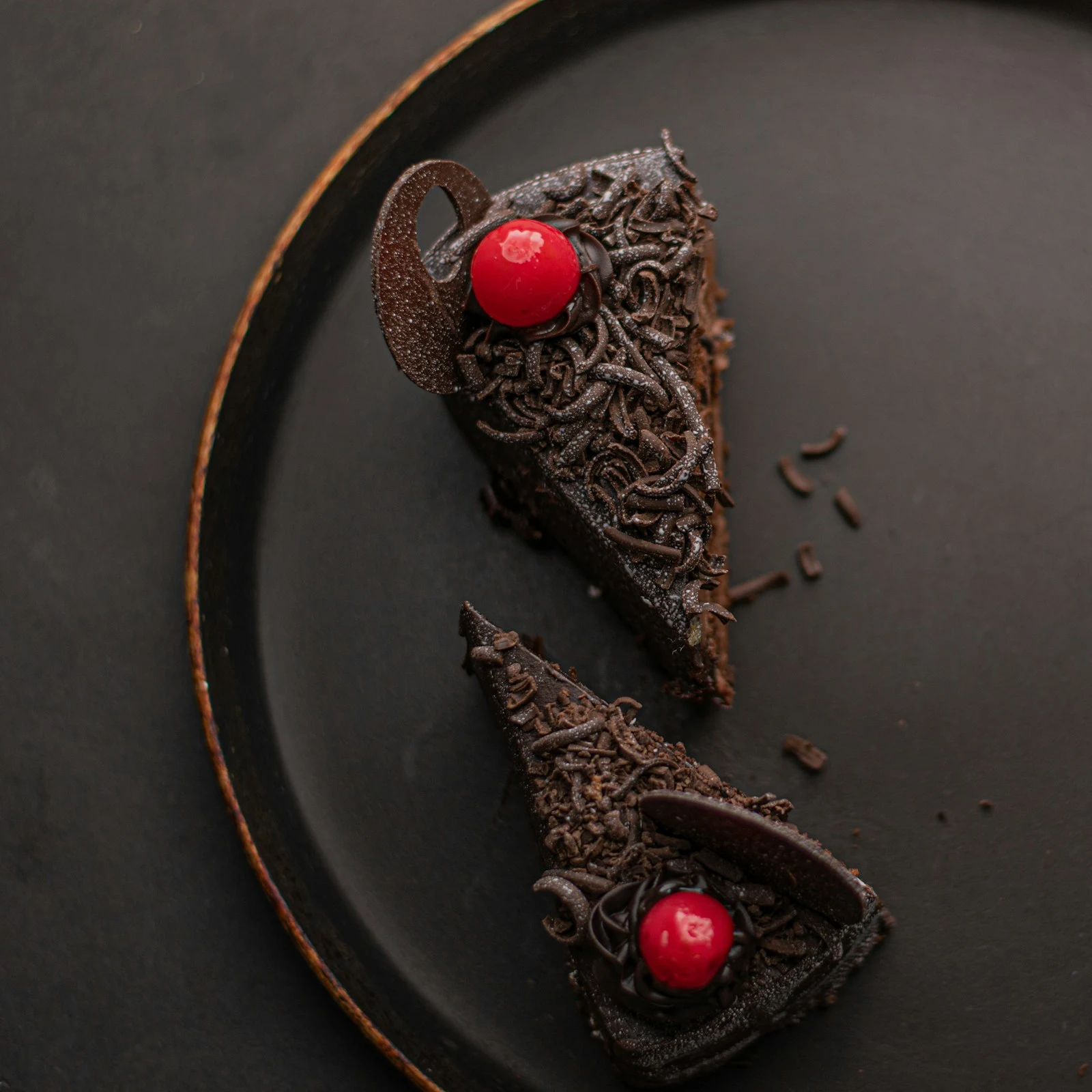 Chocolate strawberry shortcake