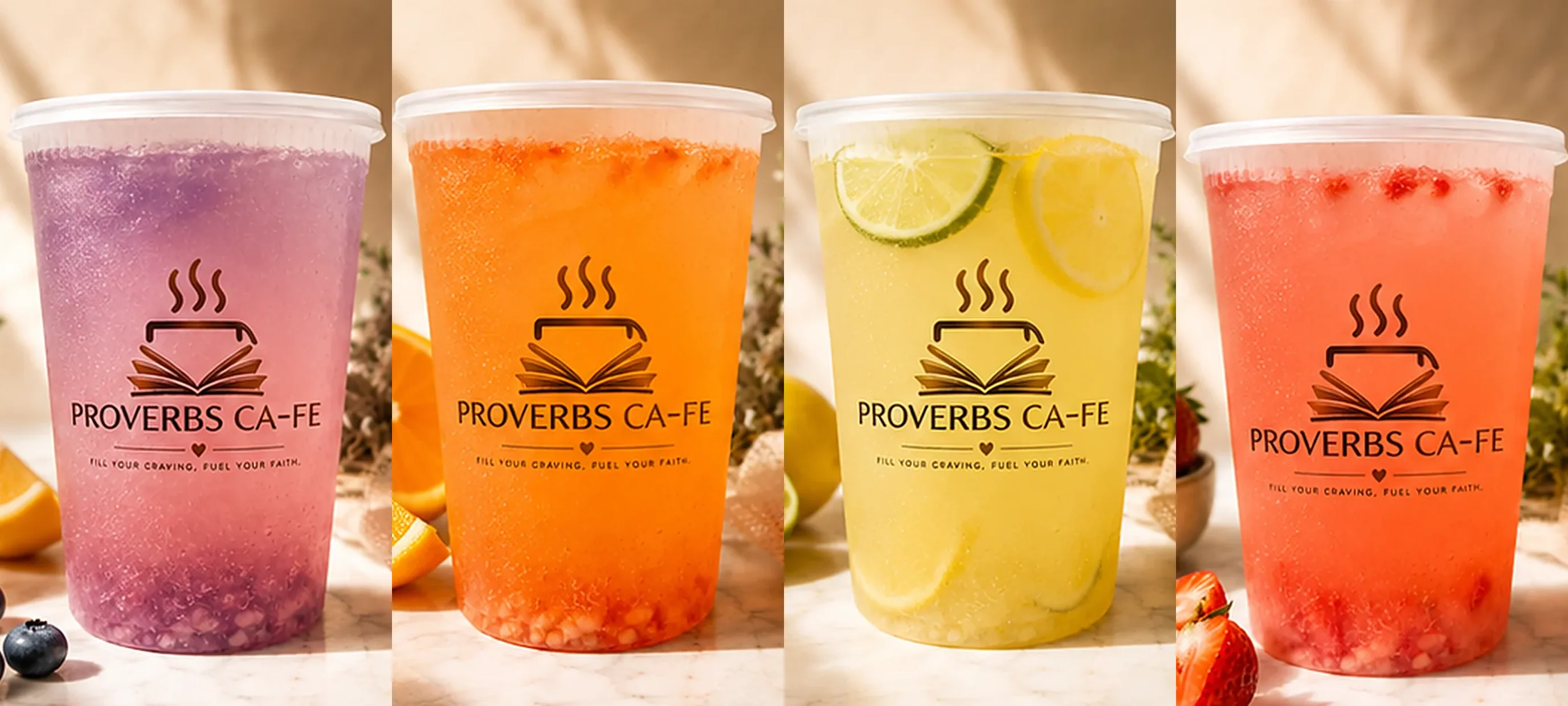 Galaxy, Jungle Juice, Custom and Strawberry lemonade buckets