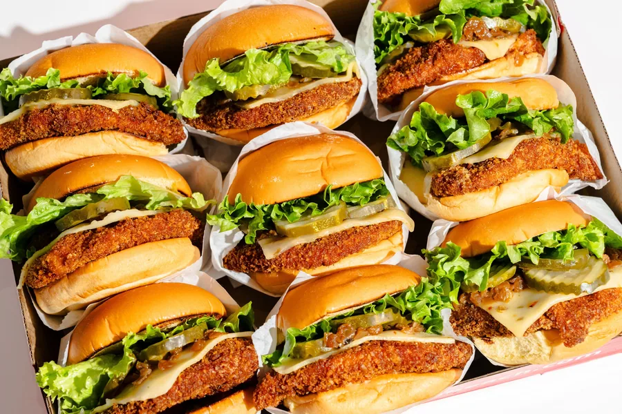 Chicken sandwich box
