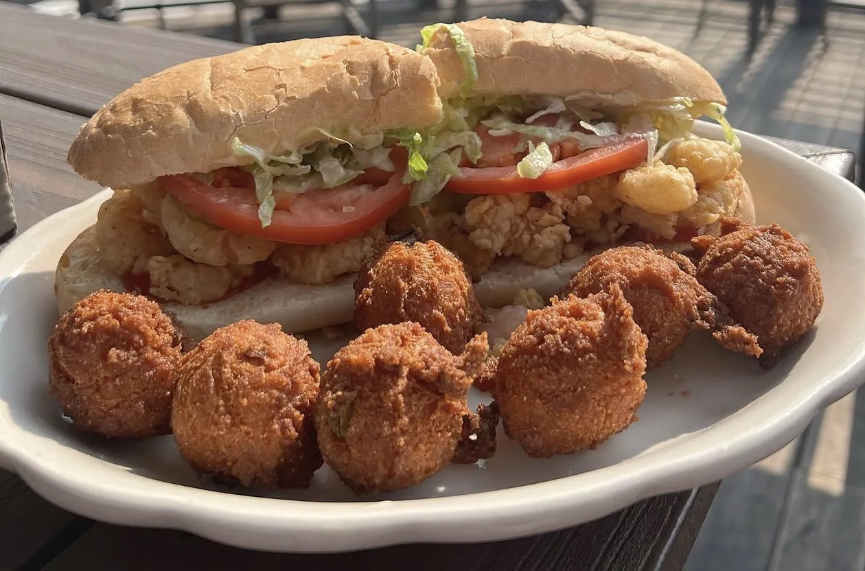 Roberta’s Prime — a po’boy with hushpuppies