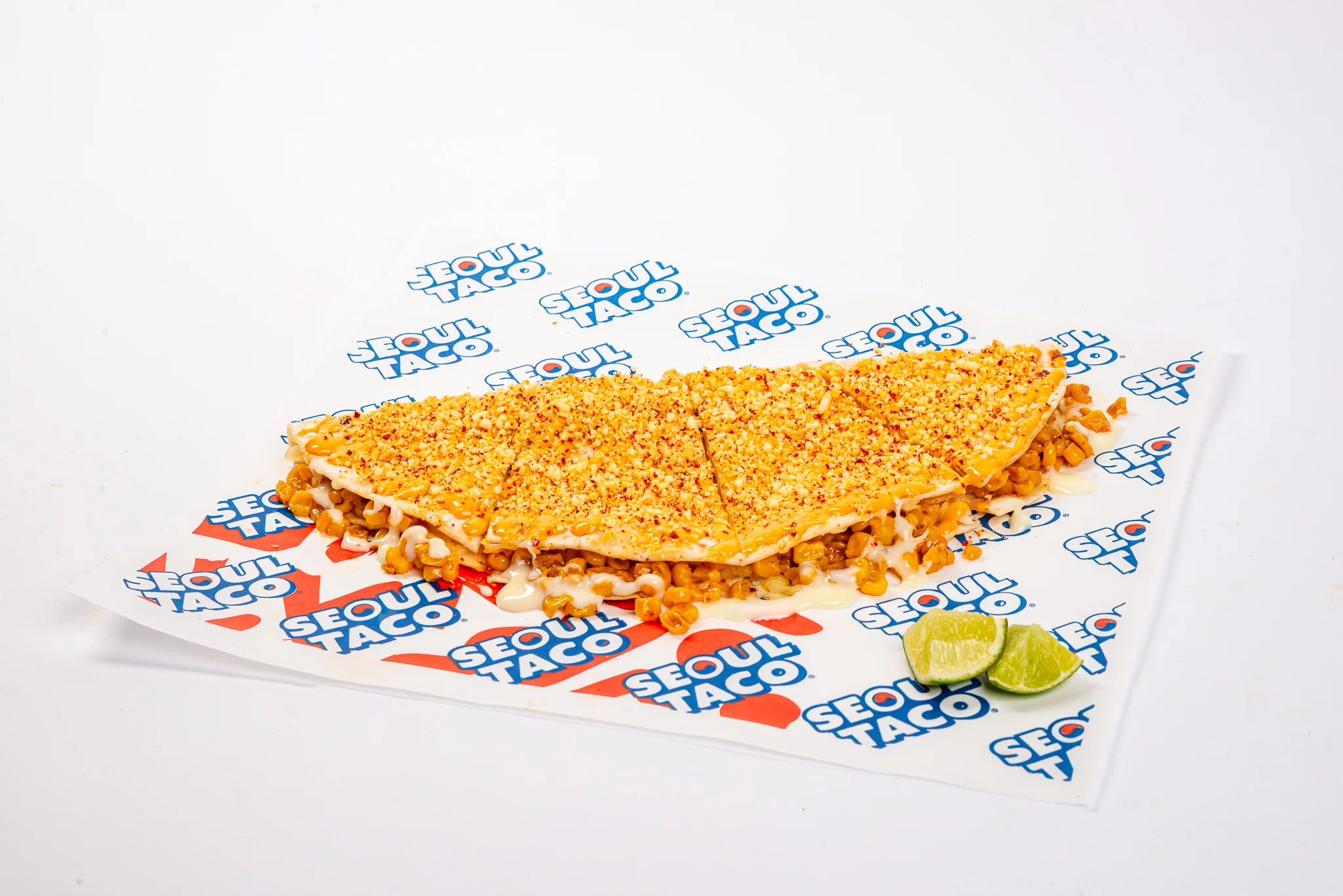 Korean Cheesy Corn Quesadilla