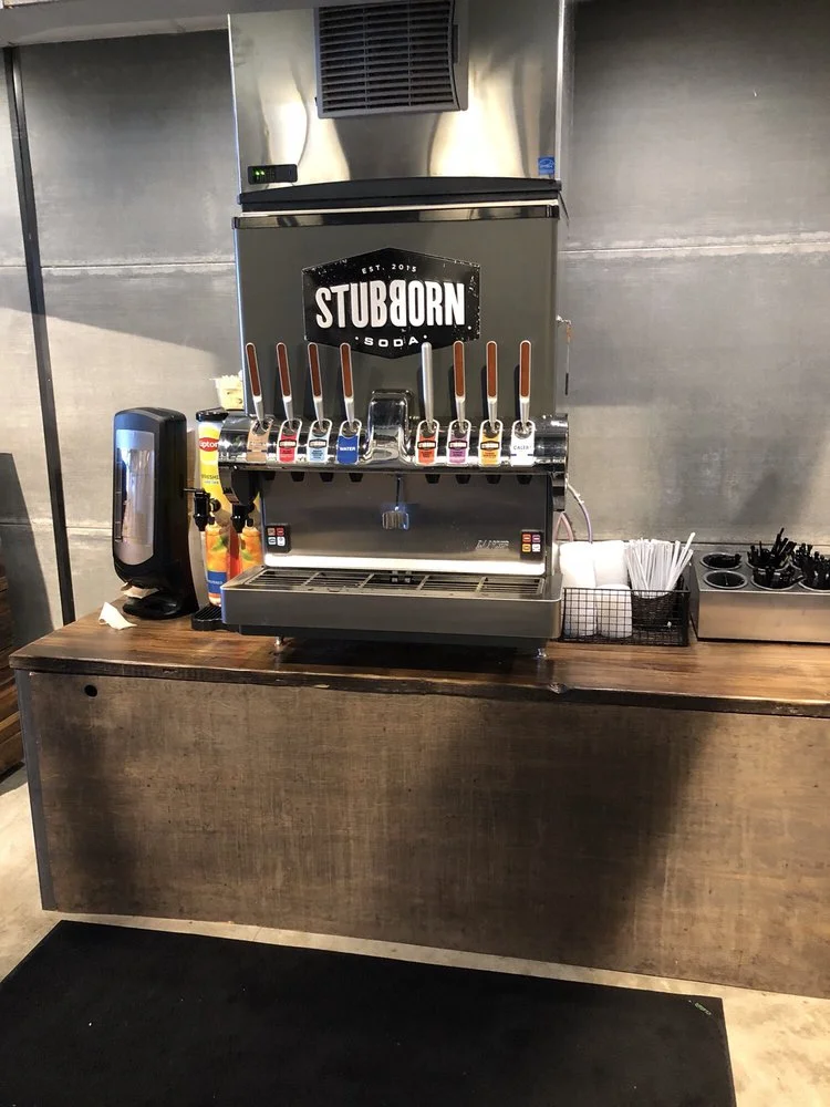 Stubborn Soda fountain inside Seoul Taco Chesterfield