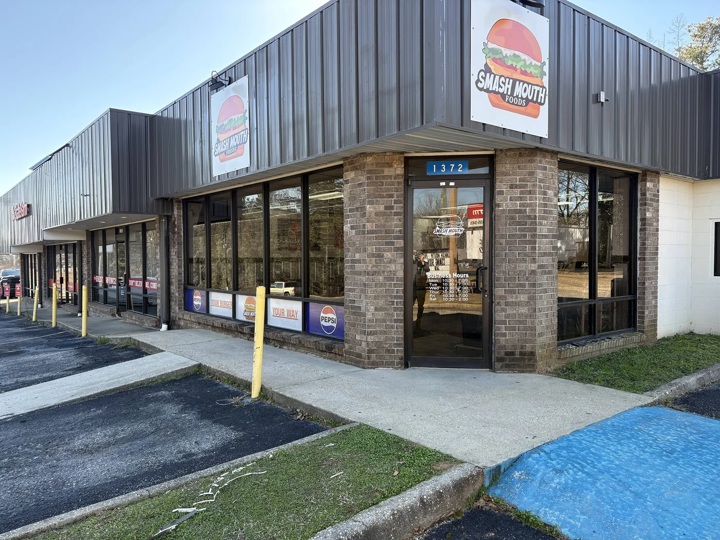 The Smash Mouth Foods building on South Forest Avenue in Luverne, Alabama