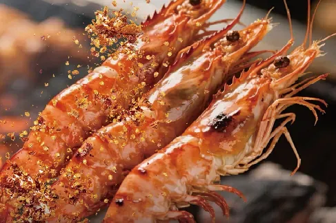 鲜辣烤虾串