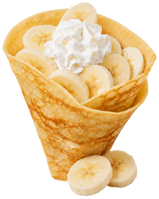 Banana Whip Cream — Crepes