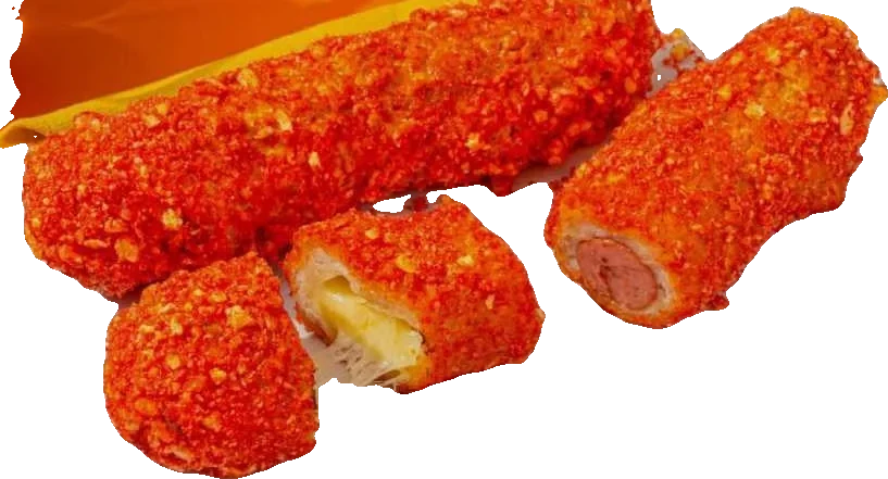 Korean corn dogs from The Poki and Grill