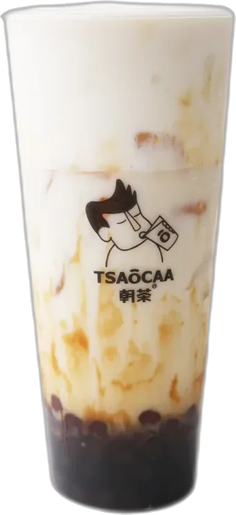 Brown Sugar Milk Black Tea w. Oreo & Milk Foam