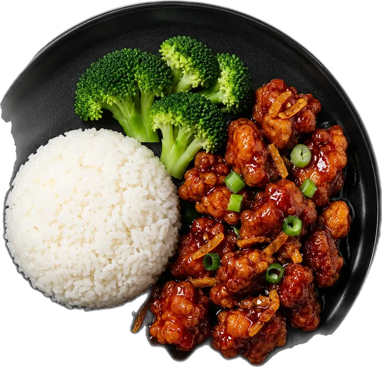 Citrus Peel Chicken Bowl