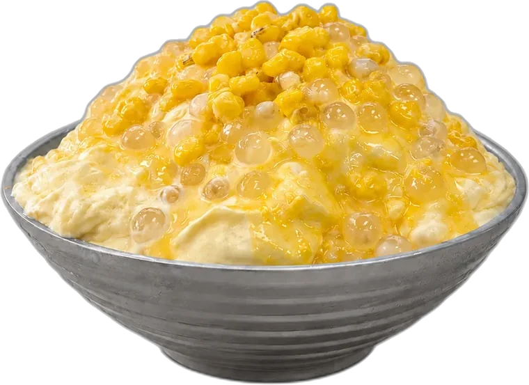 Golden Corn Milk Bingsu (Regular Size)