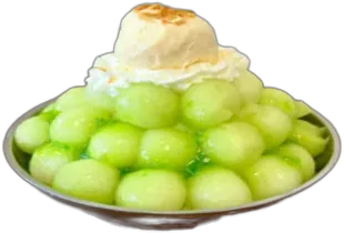 Large Melon Milk Bingsu (Dine In Only)