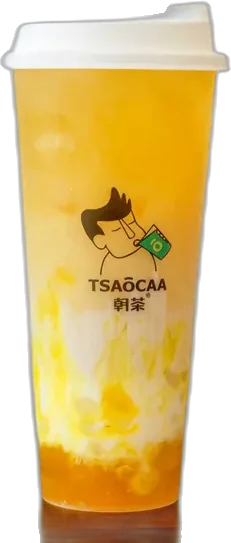 Pineapple Milk Green Tea with Crystal Pearl