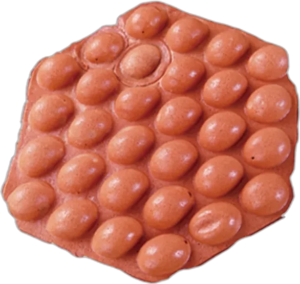Pink Velvet Egg Waffle