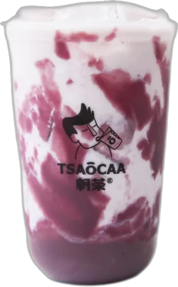 Purple Potato Milk with Bubble