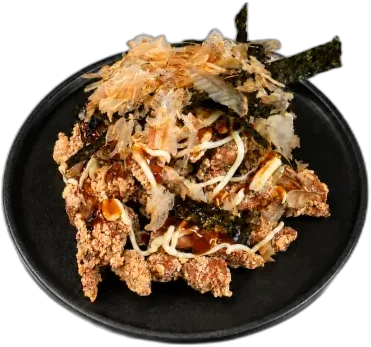 Takoyaki-style Popcorn Chicken