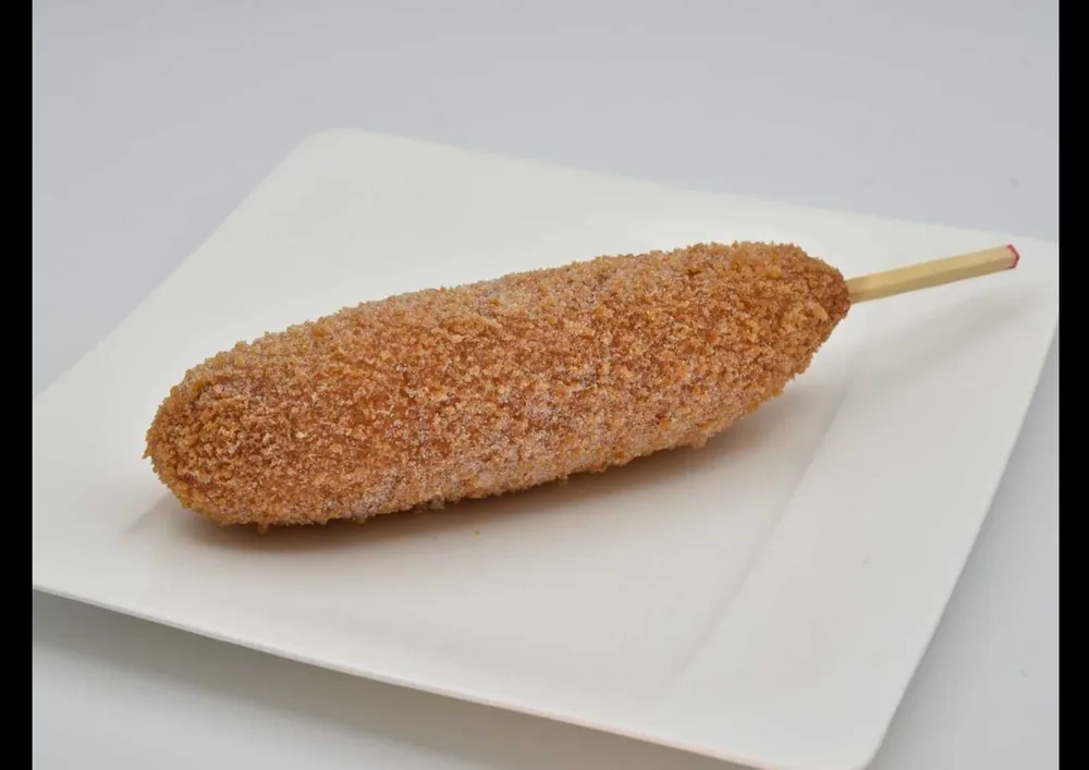Korean-style corn dog from the kitchen
