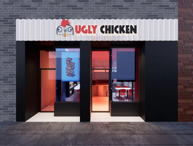 The Ugly Chicken storefront on Steinway Street